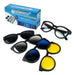 Gafas Magicas De Visión De Sol 3 En 1 Lentes Intercambiables