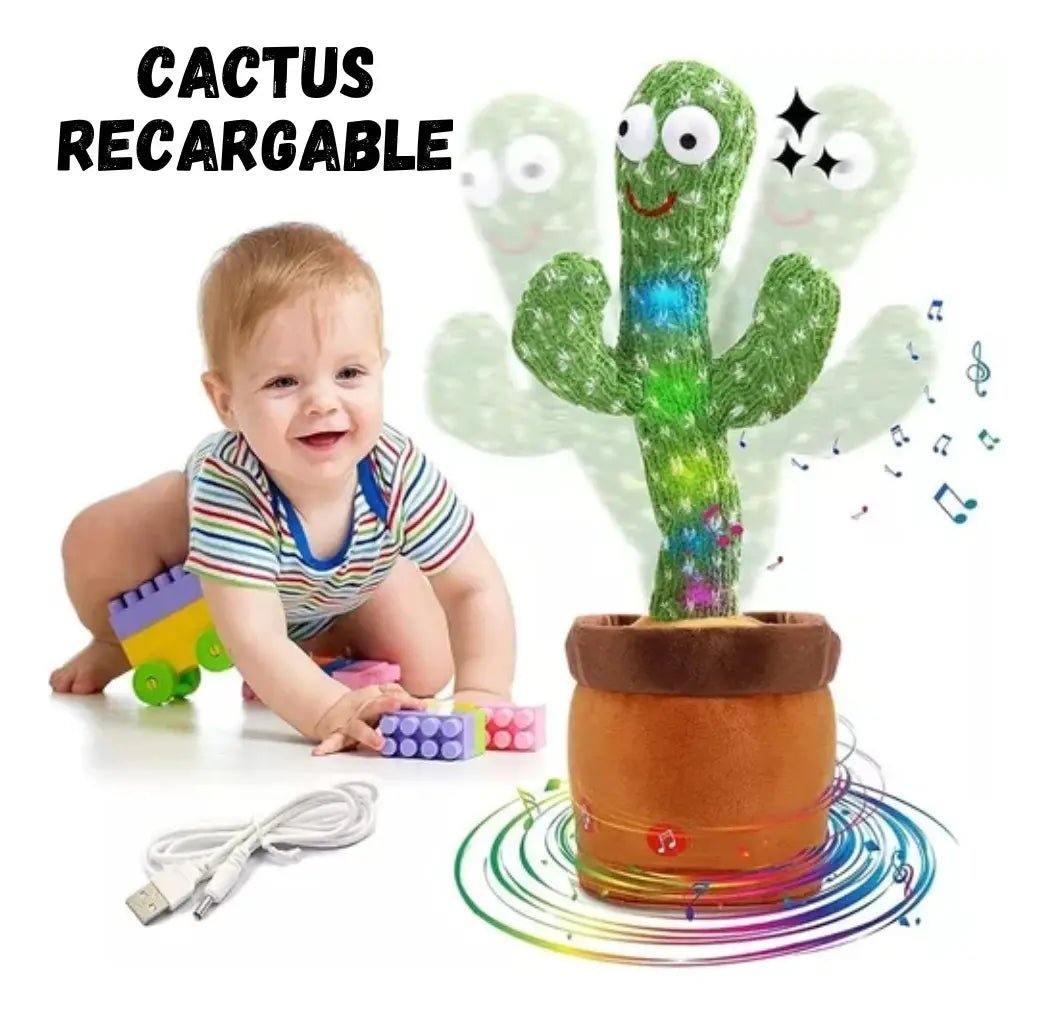 Cactus Bailarín Imita Voces Con Canciones Incluidas