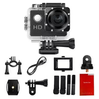 Camara De Accion Deportiva Sumergible Hd1080 Casco/moto/bici