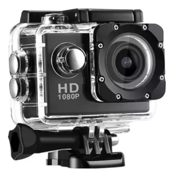 Camara De Accion Deportiva Sumergible Hd1080 Casco/moto/bici