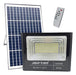 Reflector Solar Jortan 600w Ip66 Recargable Exterior Control Negro Blanco Frío