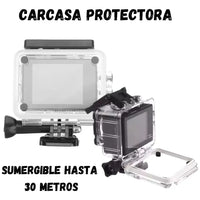 Camara De Accion Deportiva Sumergible Hd1080 Casco/moto/bici