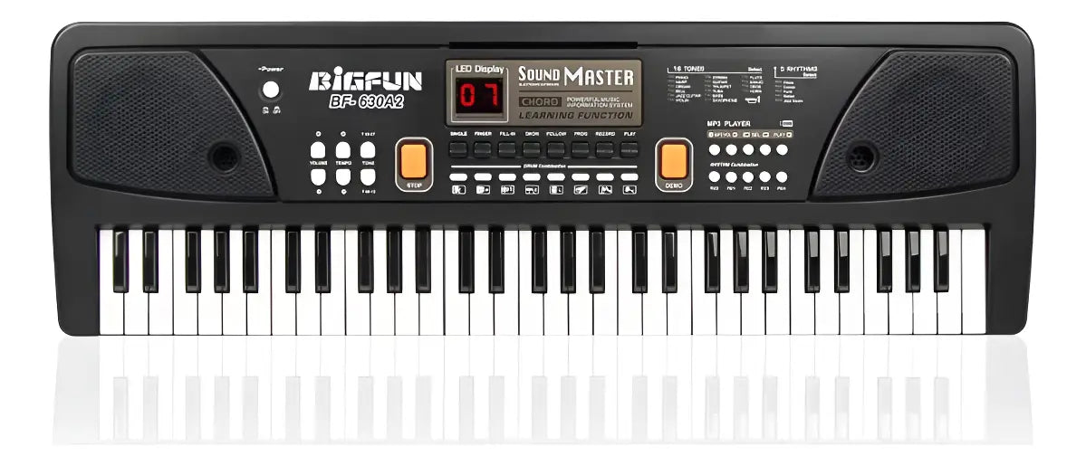 Piano Organeta Musical Para Niños 61 Teclas Bigfun Microfono