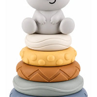 Juguete Didáctico Koala Torre Apilable Silicona Para Bebé