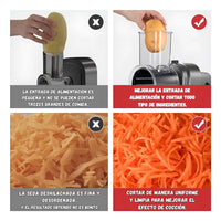 Rallador Cortador De Vegetales Multifuncional Electrico 5 en 1 500W