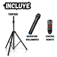 Parlante Sonivox Vs-s2285 Recargable 12 Pulgadas Tripode+mic