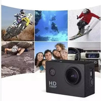 Camara De Accion Deportiva Sumergible Hd1080 Casco/moto/bici