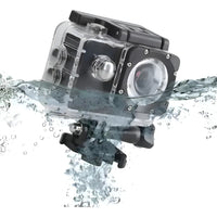 Camara De Accion Deportiva Sumergible Hd1080 Casco/moto/bici