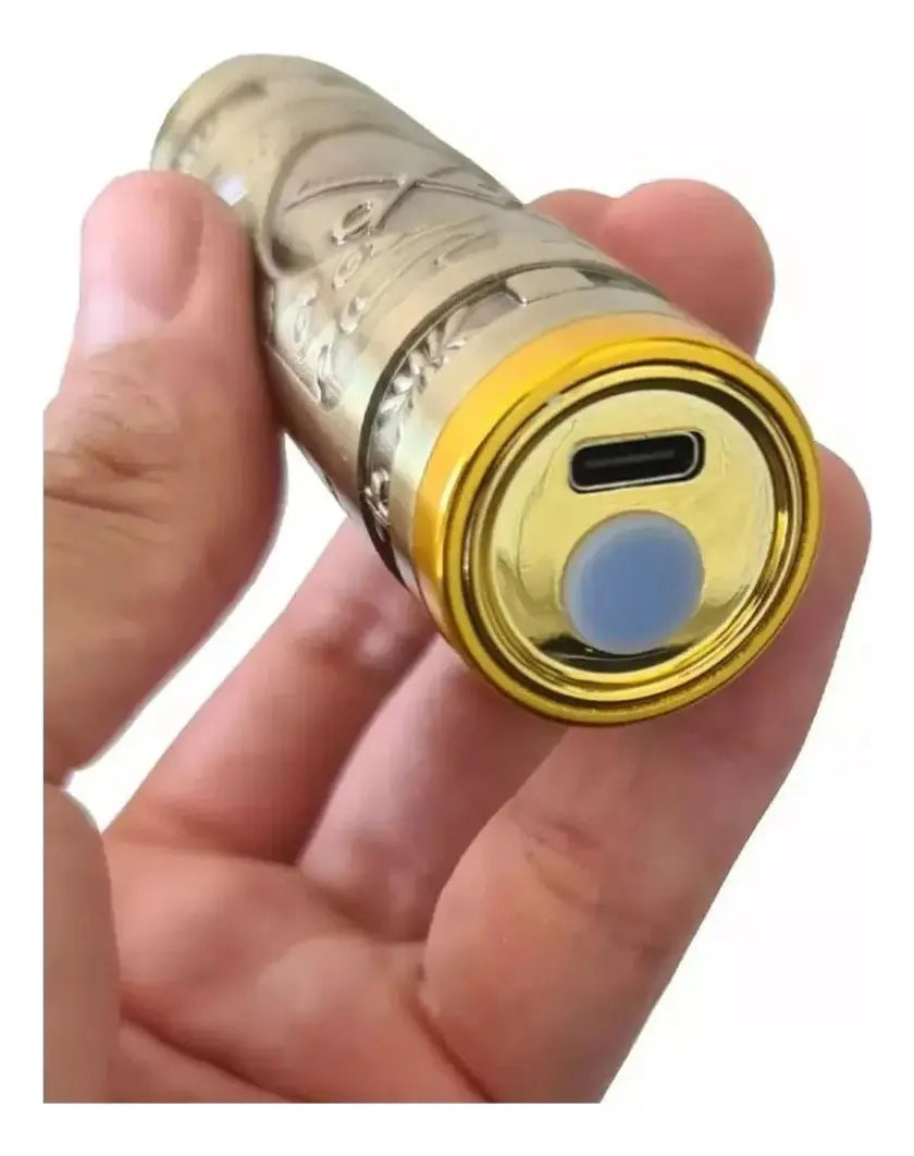 Mini Afeitadora Eléctrica T8 Recargable USB Tipo Shaver Dorada