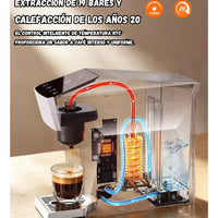 Maquina Cafetera Electrica Multicapsula  3 en 1 Pantalla Digital