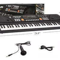 Piano Organeta Musical Para Niños 61 Teclas Bigfun Microfono