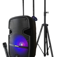 Parlante Sonivox Vs-s2285 Recargable 12 Pulgadas Tripode+mic