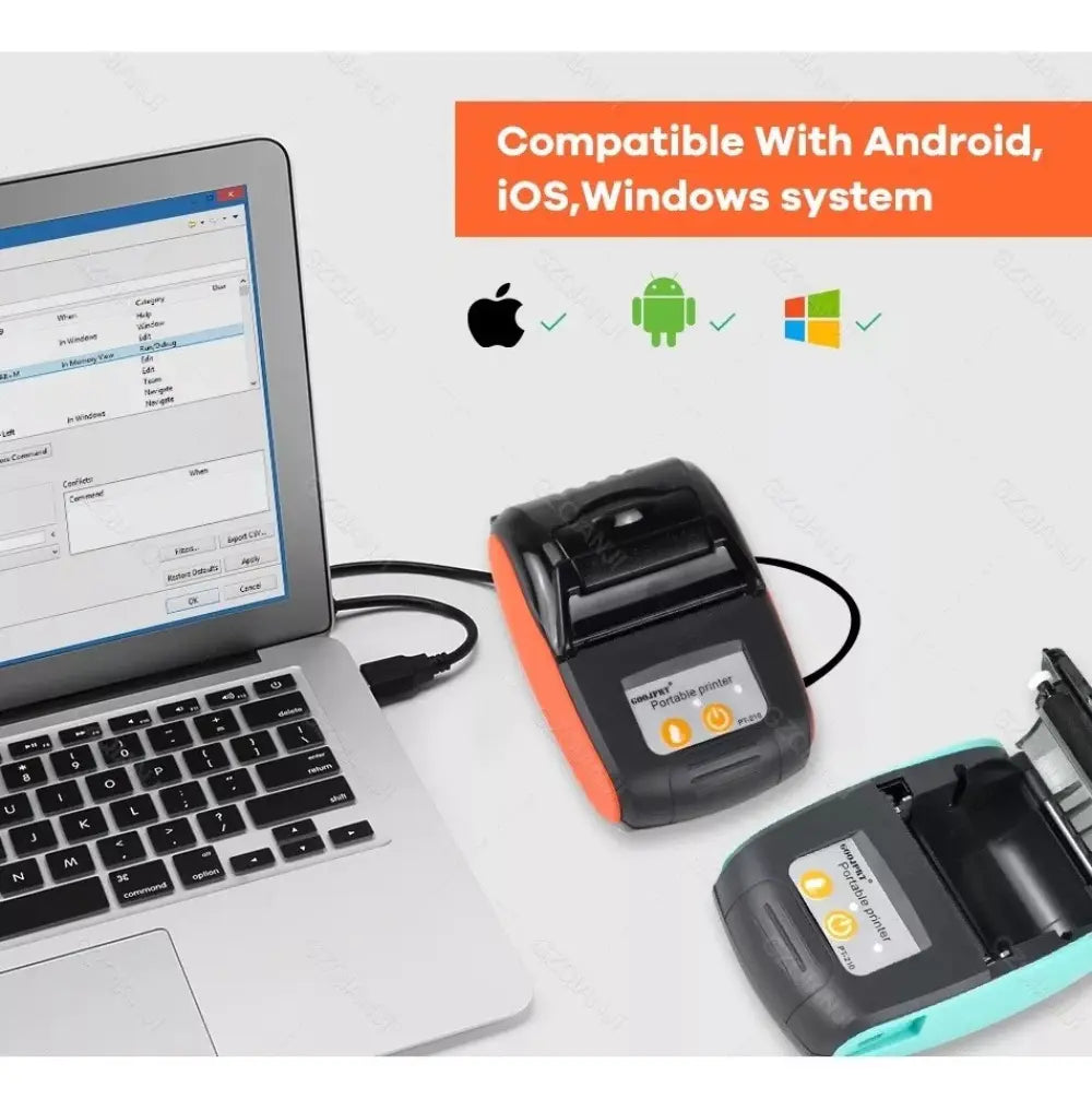 Impresora Termica Portatil Goojprt Pt-210 58mm Bluetooth