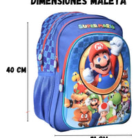 Kit X3 Maleta +lonchera +cartuchera Personaje 3d Niño Y Niña