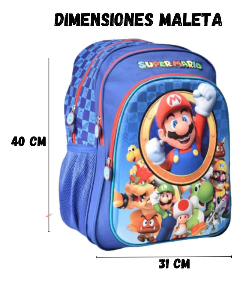 Kit X3 Maleta +lonchera +cartuchera Personaje 3d Niño Y Niña