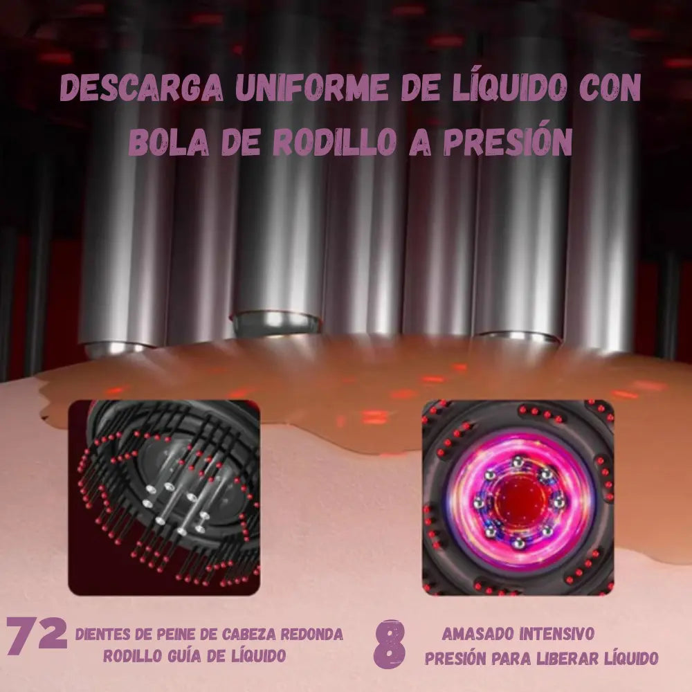 Cepillo Masajeador Capilar VibratorioCepillo Masajeador Capilar Vibratorio Cuero Cabelludo Cuero Cabelludo