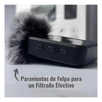 Microfono De Solapa Doble Peluche Tipo C - iPhone 2 En 1