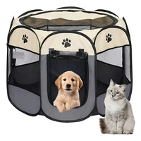 Corral Para Mascotas Ch Plegable Tela Cama Portátil