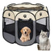 Corral Para Mascotas Ch Plegable Tela Cama Portátil