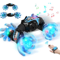 Carro A Control Remoto Acrobacias Control De Gestos Luz Led