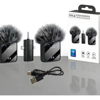Microfono De Solapa Doble Peluche Tipo C - iPhone 2 En 1