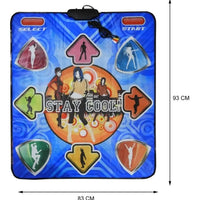 "Alfombra De Baile Tapete De Juegos Stepmania Coilmix Tv Y Pc Usb "