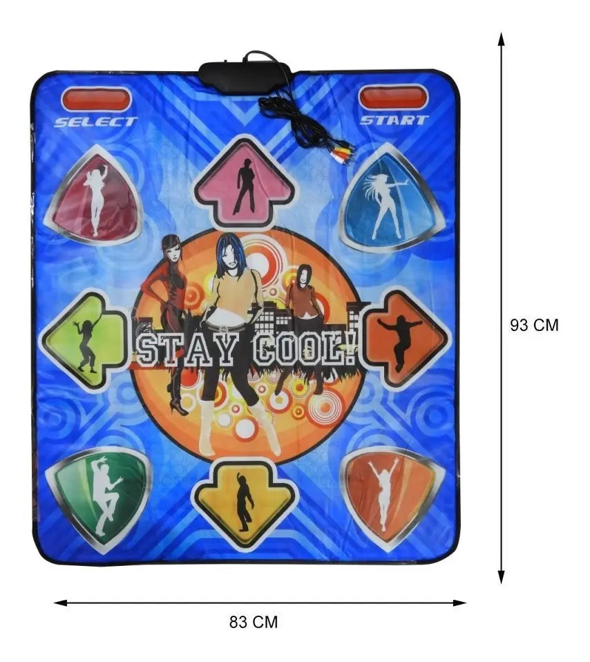 "Alfombra De Baile Tapete De Juegos Stepmania Coilmix Tv Y Pc Usb "