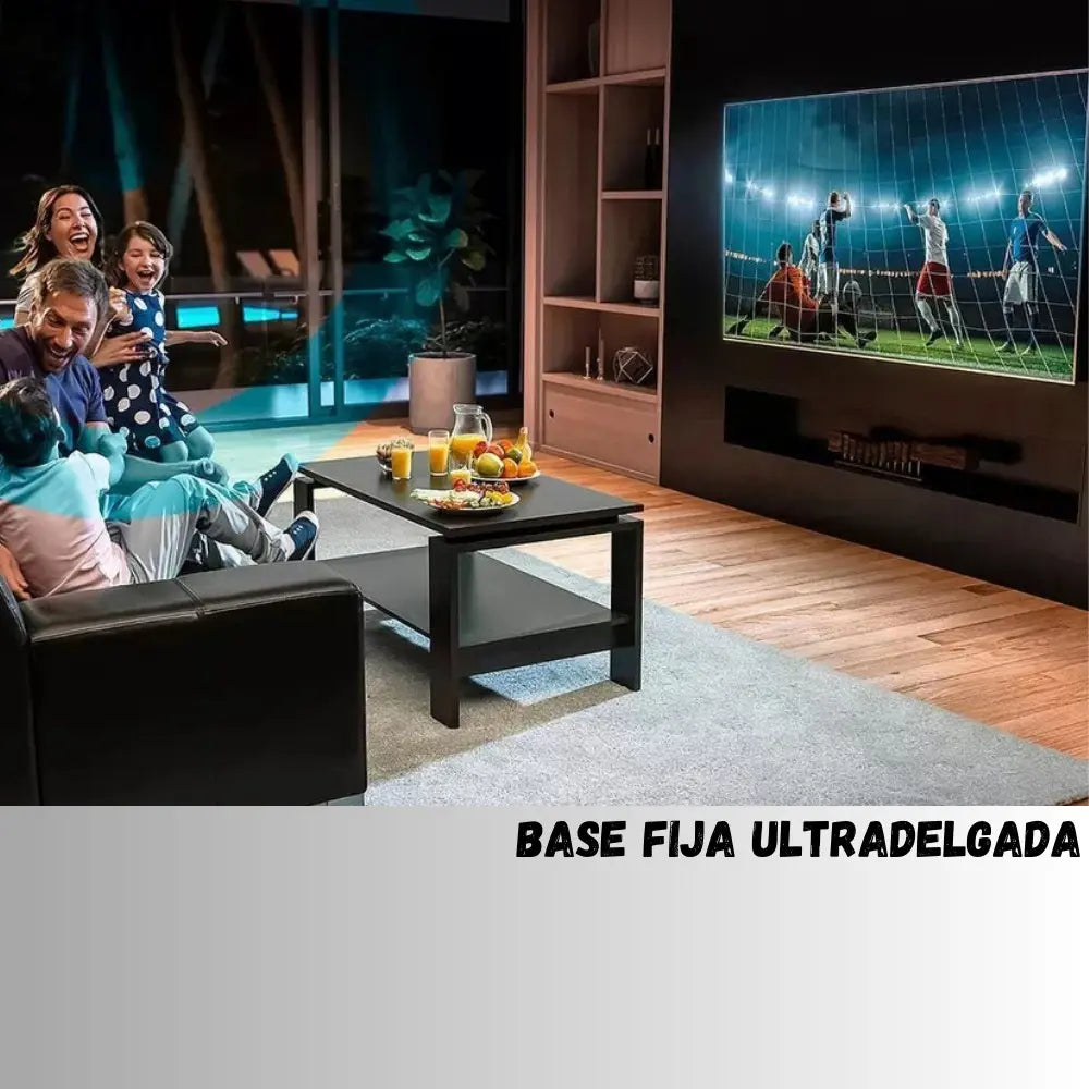 Soporte De Pared Para Tv 26 - 63 Mt-146 Color Negro