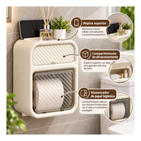 Organizador De Papel Higienico Con Estante Impermeable Para Baño