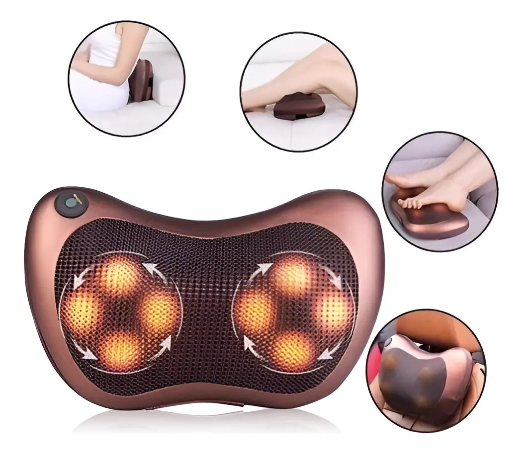 Cojín Masajeador, Vibrador, Espalda, Lumbar, Pies, Cuello