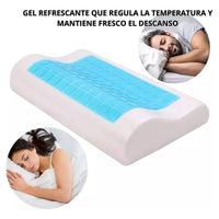 Almohada Ortopedica Tecnologia Viscoelastica Infusion De Gel