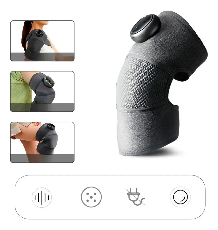 Rodillera Termica Masaje y Compresion Ajustable Multifuncional