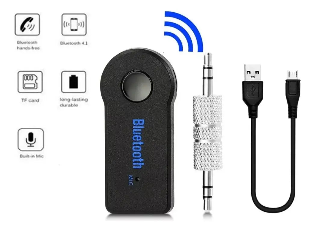 Transmisor Bluetooth Carro Adaptador Convertidor + Microfono