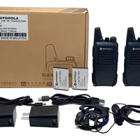 Combo Radios Walkie Talkie C1 Con Manos Libres Recargable Profesional