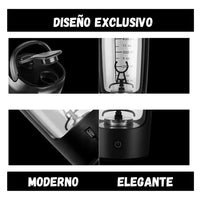 Mezclador Eléctrico De Proteínas Botella Batidora Recargable