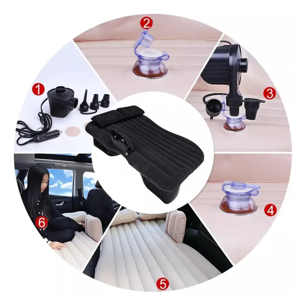 Colchon Inflable Para Carro Cama De Aire Para Automovil