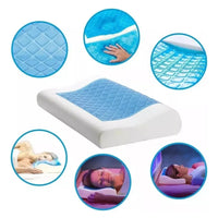 Almohada Ortopedica Tecnologia Viscoelastica Infusion De Gel