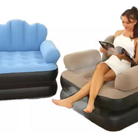 Sofá Cama Inflable De Doble Uso Plegable Multifunción