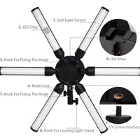 Aro De Luz Led Profesional Star Light Para Fotografía 3tonos