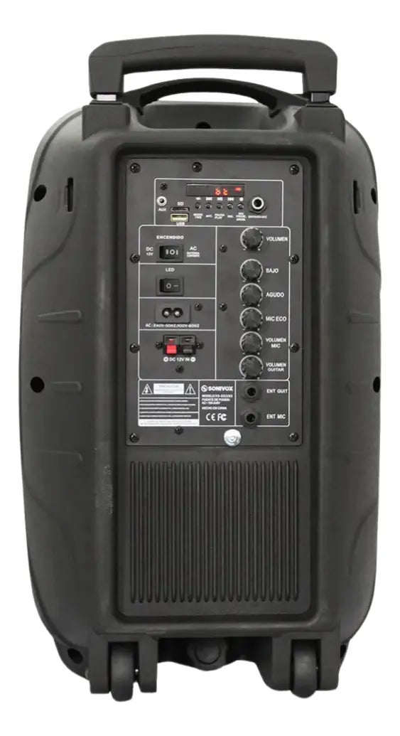 Parlante Sonivox Vs-s2285 Recargable 12 Pulgadas Tripode+mic
