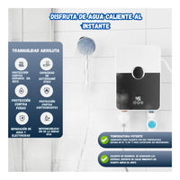Calentador De Agua Electrico Pantalla Digital Temperatura Ajustable