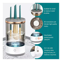 Lavadora Limpiador De Maquillaje Set De Brochas Electrico