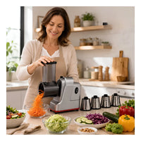 Rallador Cortador De Vegetales Multifuncional Electrico 5 en 1 500W