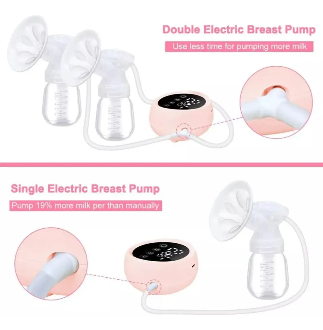 Extractor Eléctrico Doble Leche Materna Para Bebe Recargable