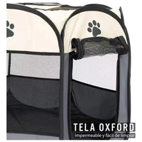 Corral Para Mascotas Ch Plegable Tela Cama Portátil