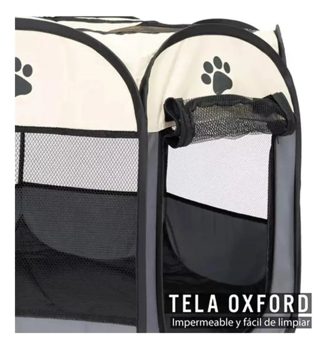 Corral Para Mascotas Ch Plegable Tela Cama Portátil