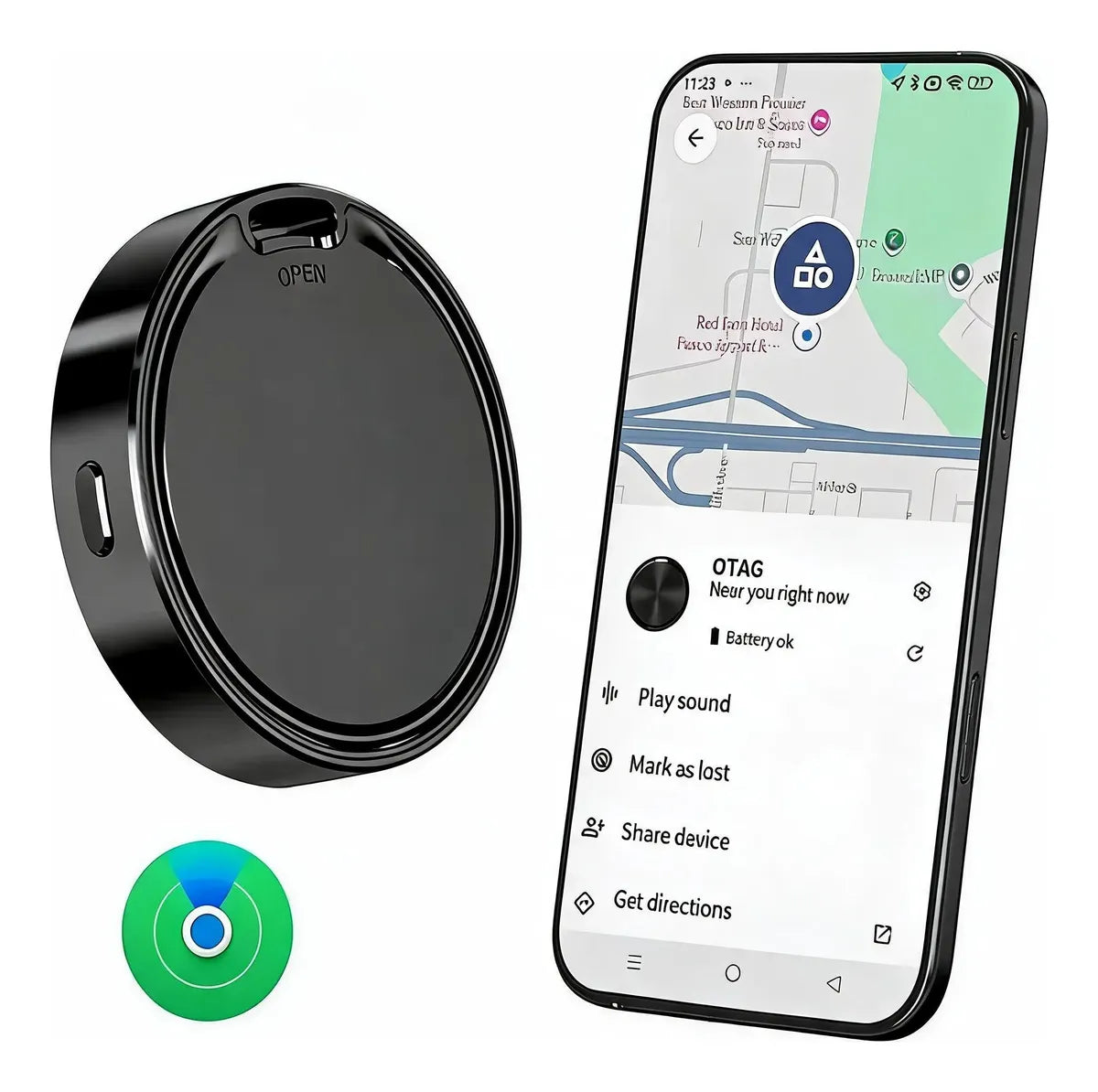 Mini Rastreador Gps Espía Para Iphone Y Android Carro Moto