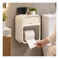 Organizador De Papel Higienico Con Estante Impermeable Para Baño