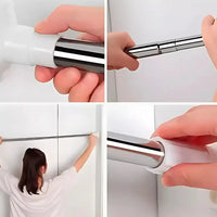 "Tubo Barra Colgar Cortina Ropa Ajustable Extensible 130-240 "