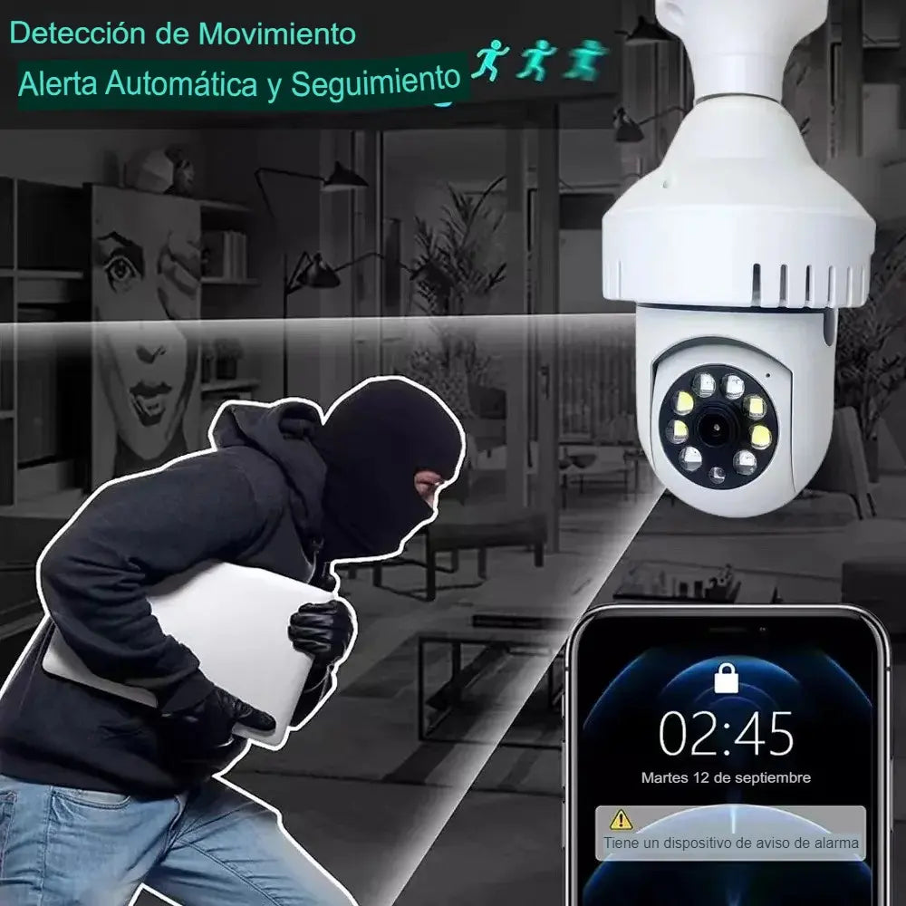 Camara De Seguridad Wifi Sensor De Humo Appv380 Vision Noctu